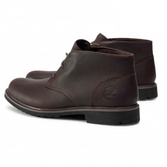 TIMBERLAND Stormbucks Chukka TB0A2ETJV13 Dk Brown Full - Picture 3 of 6